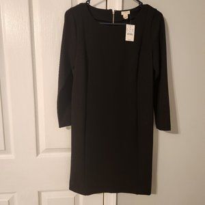 J Crew Factory Black Dress, Petite Small